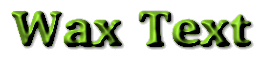 Wax Text Logo (Script-Fu Script)